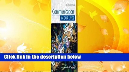 About For Books  Communication in Our Lives  For Kindle