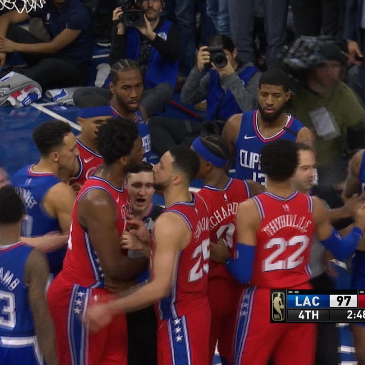 Embiid has the last laugh on Morris after scuffle