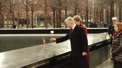 Le roi Philippe et la reine Mathilde visitent "Ground Zero" à New York