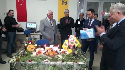 Gaziye PTT’de sürpriz doğum günü