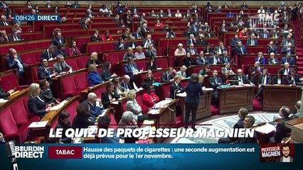 Qui a utilisé en moins de deux minutes les mots "crocodile", "pitre", "clown" et "tartufferie" ? ... Relevez le quiz du Professeur Magnien ! - 12/02