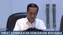 Jokowi Targetkan Indonesia Masuk 40 Besar di Indeks Kemudahan Berbisnis