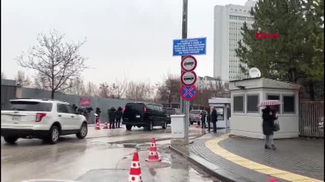 Suriye özel temsilcisi jeffrey, dışişlerine giriş yaptı