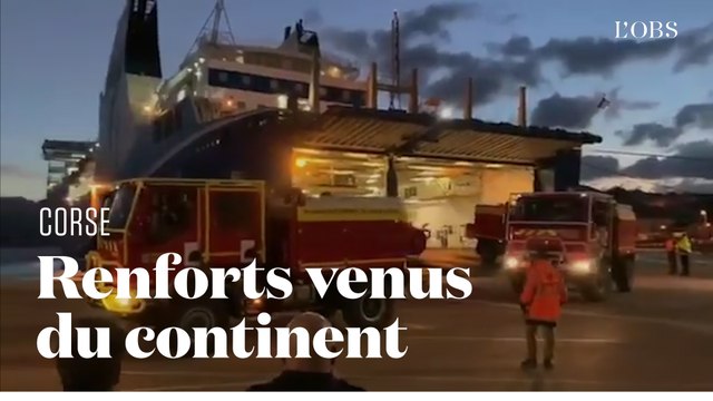 Pour lutter contre les incendies en Corse, des pompiers du Gard arrivent en renfort