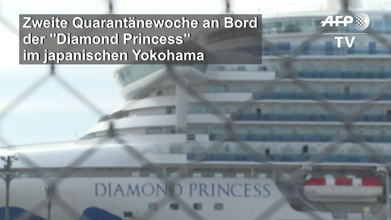 Immer mehr Coronavirus-Fälle auf Kreuzfahrtschiff in Japan