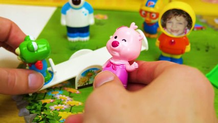 Pororo, Paw Patrol, and Peppa Pig बच्चों के लिए टॉय हाउस वीडियो - Hindi