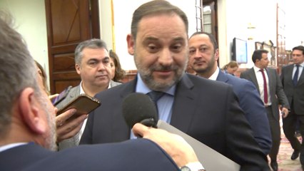 Ábalos a la salida del pleno del Congreso