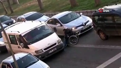 Su satarak akülü sandalye almak isteyen gence sürpriz