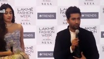 Lakme fashion week 2020:Vicky Kaushal Cute Masti With Janhvi Kapoor