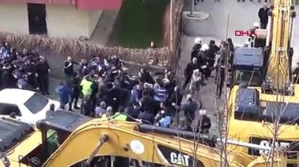 Kaçak inşaat yıkımında zabıtaya saldırı