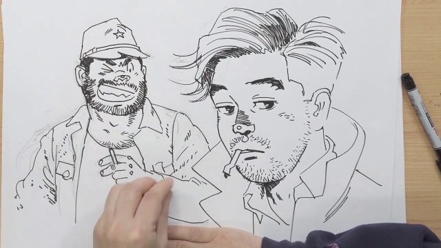 Sansuke Yamada : Comment j'ai dessiné le manga Sengo (traduction en sous-titres)