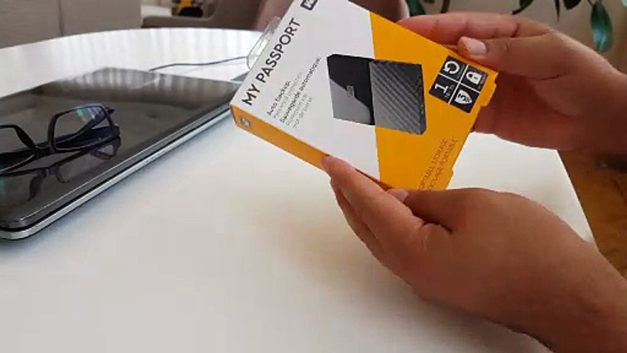 WD My Passport 1TB USB 3.0 External HDD Unboxing - Kutu Açılımı