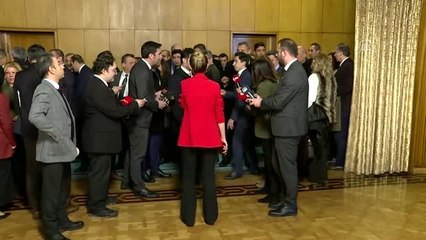 TBMM Başkanı Şentop gazetecilerin sorularını cevapladı