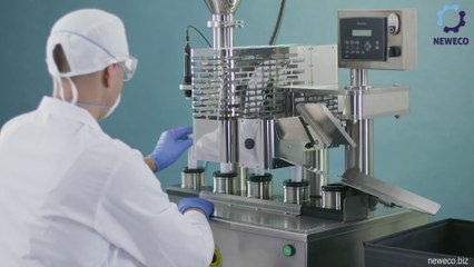 Полуавтомат для фасовки в алюминиевые тюбики, NEWECO NTA-200