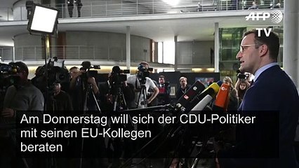 Spahn: Kampf gegen Coronavirus international besser abstimmen