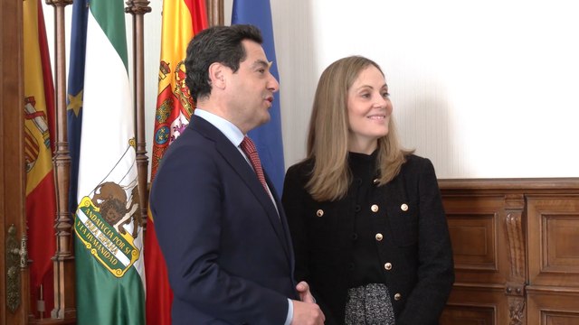 Juanma Moreno se reúne con la vicepresidenta del BEI