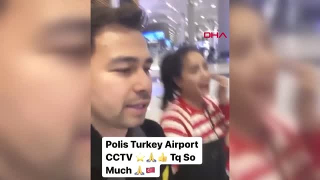 Endonezyalı oyuncu'dan kaybolan valizini bulan havalimanı polislerine sosyal medyadan teşekkür.