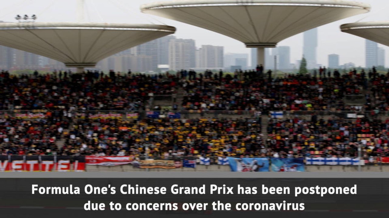 Chinese GP postponed due to coronavirus fears
