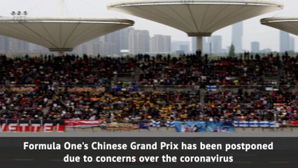 Chinese GP postponed due to coronavirus fears