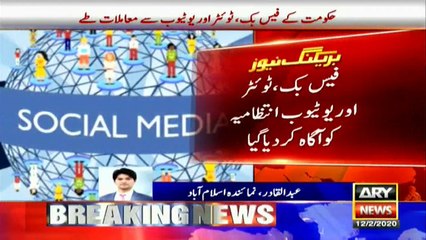 Government has fixed matters with Facebook, Twitter and YouTube