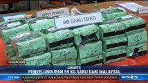 Polisi Gagalkan Penyelundupan 59 Kg Sabu Jaringan Malaysia