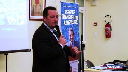 CARPENTRAS Jean-Frédéric Poisson soutient Bertrand de la Chesnais en prônant l'union des droites