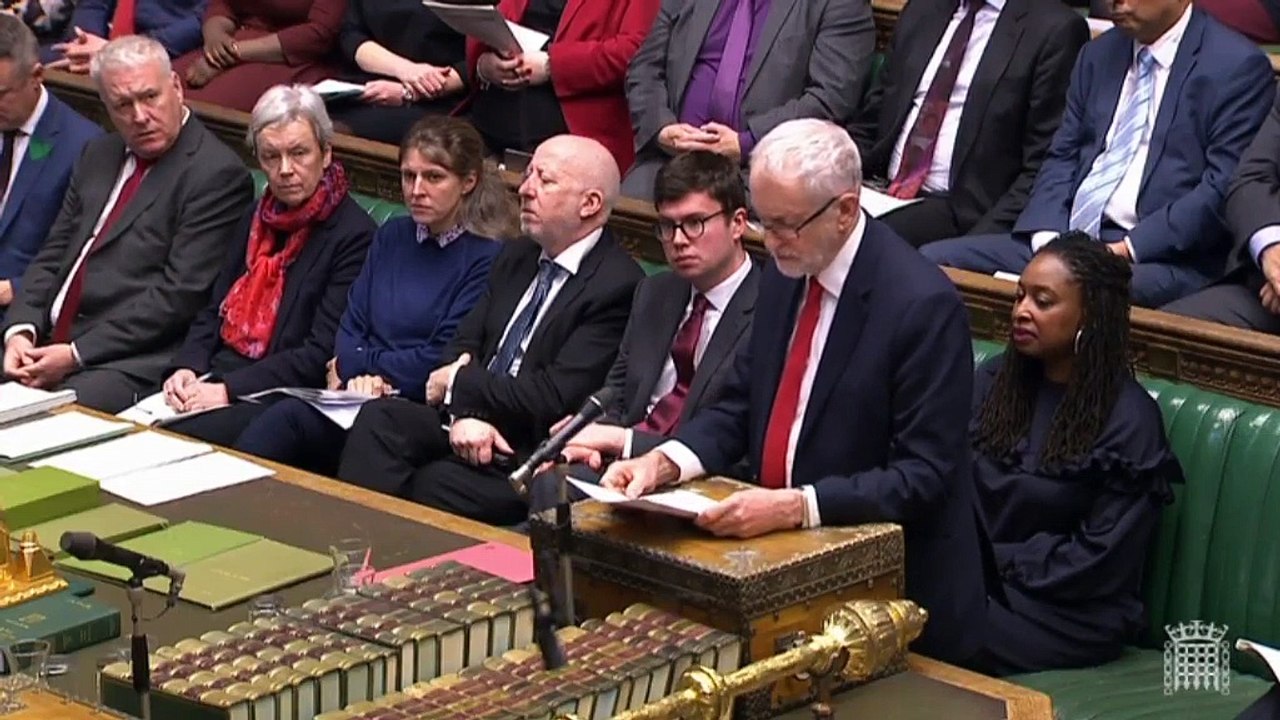 Jeremy Corbyn asks Boris Johnson whether a 'white boy with blonde hair who dabbled in Class A drugs' would be deported like Jamaican nationals