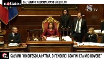 Processo Gregoretti, Salvini risponde in Senato 