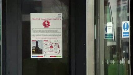 Patients are being tested for the coronavirus Covid-19 at Blackpool Victoria Hospital