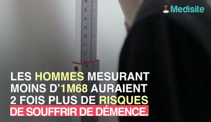 Alzheimer : mesurer moins d'1m68 vous rend à risque !