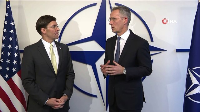 - ABD Savunma Bakanı Esper ile NATO Genel Sekreteri Stoltenberg bir araya geldi