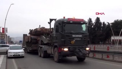 Şanlıurfa'dan suriye sınırına tank sevkiyatı