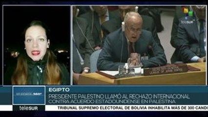Pdte. Abbas llama al rechazo internacional contra "Acuerdo del Siglo"