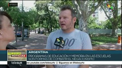 Pdte. argentino trabajará en proyecto de ley contra el negacionismo