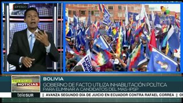 teleSUR Noticias: Bolivia: acciones políticas contra líderes del MAS