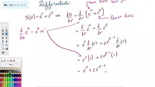 Quick and easy way to find derivative of e^r + r^e - Calculus explained right