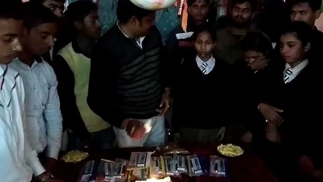 कानपुर देहात -बोर्ड परीक्षा से पहले किया गया बच्चों का विदाई समारोह का आयोजन