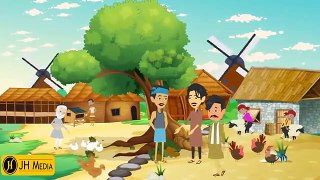 Witch & Greedy Farmer  Hindi Moral Stories  Hindi Cartoon
