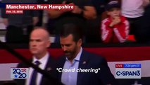 Donald Trump Jr. Greeted With Chants Of 'Forty-Six' At New Hampshire Campaign Rally