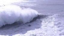 Alex Botelho Survives Jet Ski Incident at 2020 WSL Nazaré Tow Surfing Challenge