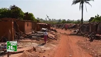 Déguerpissement à Djigbadji (Soubré)/Les maisons de milliers de planteurs rasées et incendiées