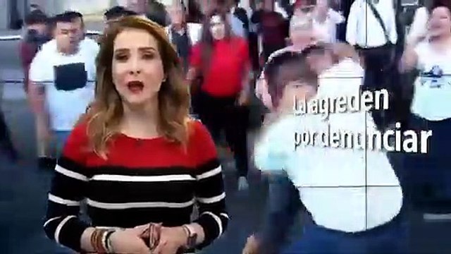VIDEO: Mujeres taxistas del AICM fueron agredidas por otros taxistas