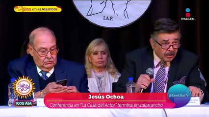 ¡Tremendo zafarrancho se vivió en la "Casa del Actor"!!