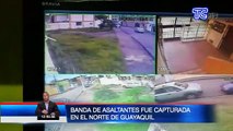 Banda dedicada a la delincuencia fue capturada en Guayaquil