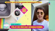 ¡Diego Boneta en las grabaciones de Luis Miguel!