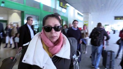 Isabel Pantoja se para ante los micrófonos para dar un emotivo mensaje