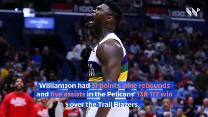 Zion Williamson Surprises Himself With 31 Points in 28 Minutes