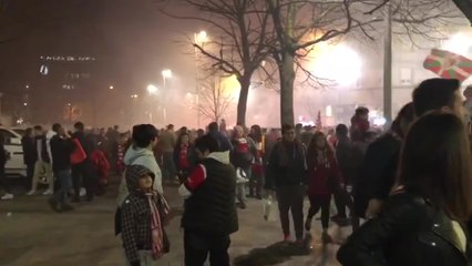 La afición arropa al Athetic ante el Granada