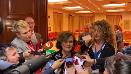 Carmen Calvo habla sobre el cierre del MWC 2020