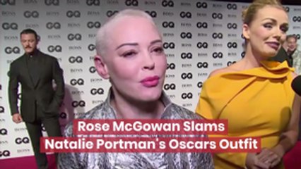 Rose McGowan Doesn't Think Natalie Portman Cares